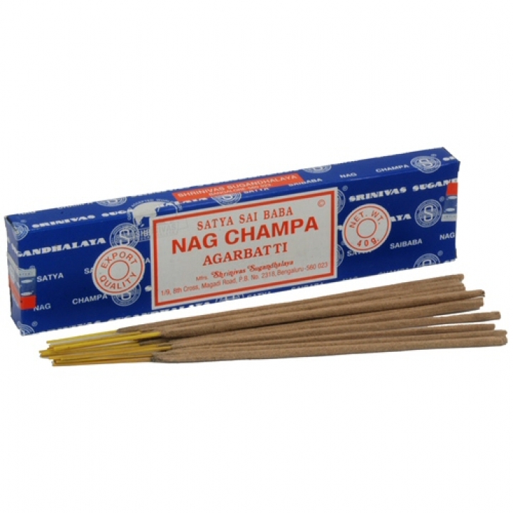 Organic Home Decor Incense Stick Smoke Nag Champa Satya Sai Baba Scents 12sticks 