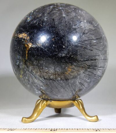 Tourmalined Quartz Sphere