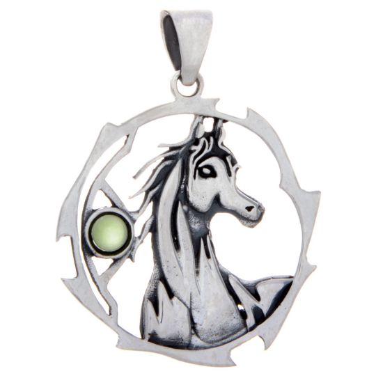 Horse, Pendant, Sacred Animal Totem, Sterling Silver - Heaven & Nature Store