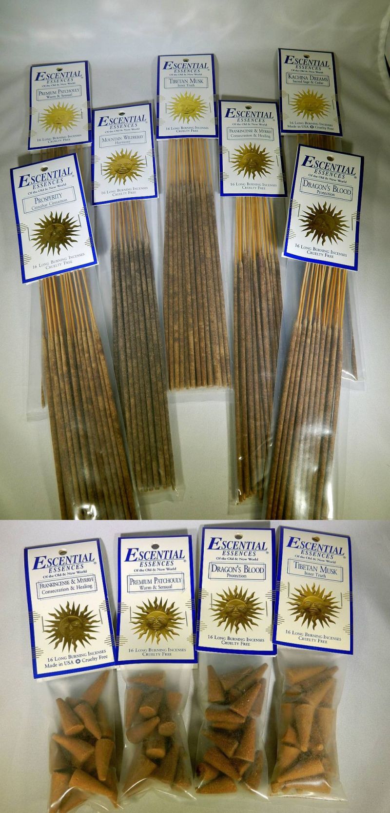 Incense Sticks Natural With Sandalwood Aroma Essence and Multi-Color Free Ship. 