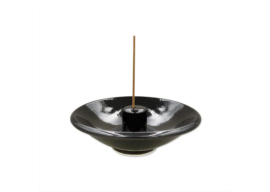 Shoyeido Wheel (Round) Incense Holder - Obsidian